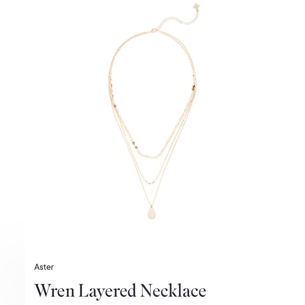 Aster Wren layered necklace